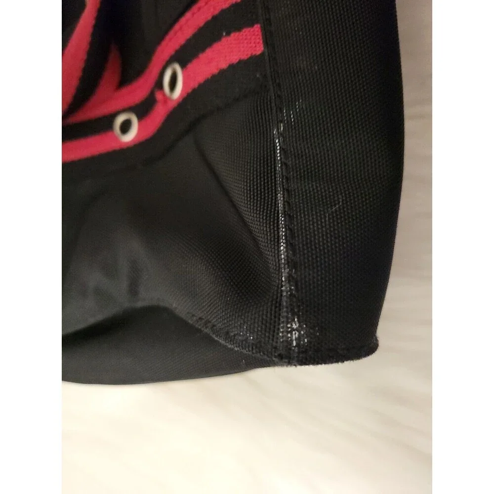 Tommy Hilfiger Tote Bag Women L Red Black Expandable